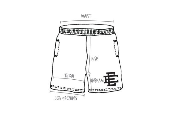 EE Shorts size guide